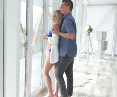 Красивый трах влюбленных романтиков в просторных апартаментах отеля Красивый трах влюбленных романтиков в просторных апартаментах отеля